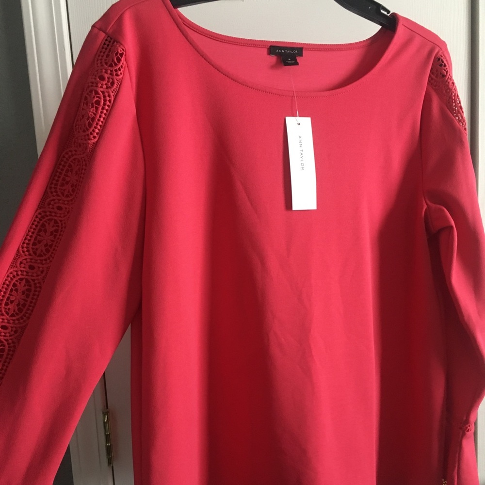 NWT Ann Taylor red blouse